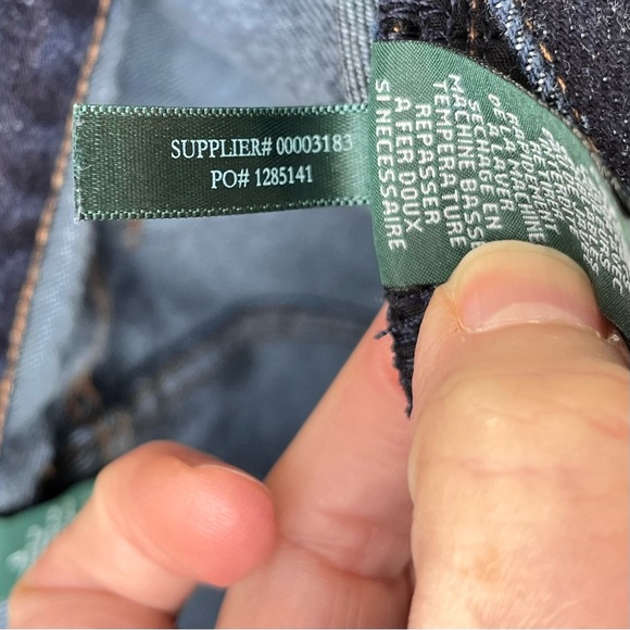 Lauren Ralph Lauren Dark Wash Denim Jeans Skirt in Sz 4 - Picture 8 of 10